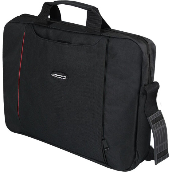 Esperanza SALERNO 39.6 cm (15.6'') Toploader bag Black, Red - (ET192)