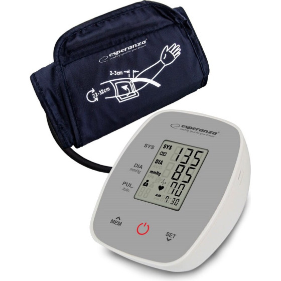 Esperanza upper arm blood pressure monitor - (ECB007)