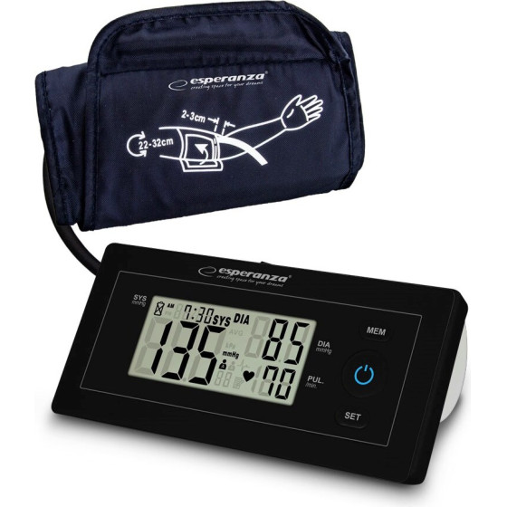 Esperanza upper arm blood pressure monitor - (ECB008)