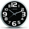 Esperanza Wall Clock - Zurich - Black Quartz clock Oval Black, White - (EHC013K)