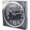 Esperanza Wall Clock - Zurich - Black Quartz clock Oval Black, White - (EHC013K)