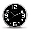 Esperanza Wall Clock - Zurich - Black Quartz clock Oval Black, White - (EHC013K)