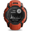 Garmin Instinct 2X Solar 2.79 cm (1.1'') MIP 50 mm Digital 176 x 176 pixels Touchscreen Red GPS (satellite) - (010-02805-01)
