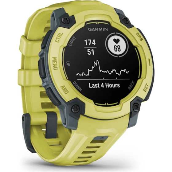 Garmin Instinct E 2.29 cm (0.9'') MIP 45 mm Digital 176 x 176 pixels Lime GPS (satellite) - (010-02933-01)