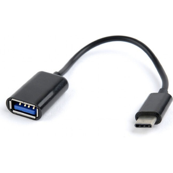 GEMBIRD USB cable 0.2 m USB C USB A Black - (A-OTG-CMAF2-01)