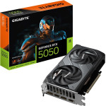 Gigabyte GeForce RTX 5050 WINDFORCE OC 8G Graphics Card - 8GB GDDR6, 128bit, PCI-E 5.0, 2587MHz Core Clock, 2 x DP, 2 x HDMI, NVIDIA DLSS 4, - (GV-N5050WF2OC-8GD)