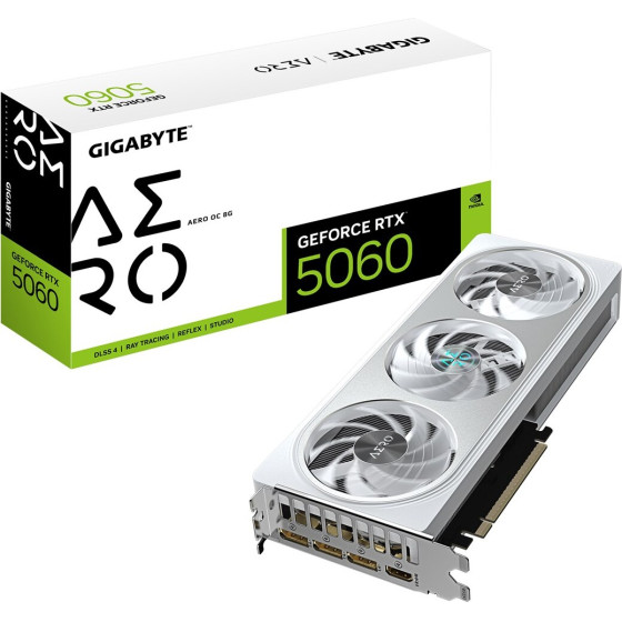 Gigabyte GeForce RTX 5060 AERO OC 8G Graphics Card - 8GB GDDR7 - (GV-N5060AERO OC-8GD)