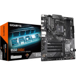Gigabyte Motherboard - AMD Ryzen 5000 G-Series CPUs, 10+3+1 Phases VRM, up to 3200MHz DDR4, 1xPCIe 4.0 + 1xPCIe 3.0 M.2, 1GbE LAN, USB 3.2 Gen 2 - (B550 EAGLE)