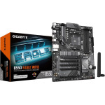 Gigabyte Motherboard - AMD Ryzen 5000 G-Series CPUs, 10+3+1 Phases VRM, up to 3200MHz DDR4, 1xPCIe 4.0 + 1xPCIe 3.0 M.2, 1GbE LAN, WIFI 6, USB 3.2 Gen 2 - (B550 EAGLE WIFI6)