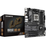 Gigabyte Motherboard - AMD Ryzen 9000 Series CPUs, 6+2+2 Phases VRM, up to 7600MHz DDR5 (OC), 1xPCIe 5.0 + 2xPCIe 4.0 M.2, GbE LAN, WIFI 6, USB 3.2 Gen 2 - (B650 UD AX)