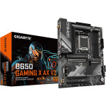 Gigabyte Motherboard - AMD Ryzen 9000 Series CPUs, 8+2+2 Phases VRM, up to 8000MHz DDR5 (OC), 1xPCIe 5.0 + 2xPCIe 4.0 M.2, 2.5GbE LAN, WIFI 6E, USB 3.2 Gen 2 - (B650 GAMING X AX V2)