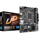 Gigabyte Motherboard - Intel Core 14th CPUs, up to 5600MHz DDR5, 1xPCIe 3.0 M.2, 1GbE LAN, USB 3.2 Gen 1 - (H610M K V2)