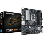 Gigabyte Motherboard - Intel Core 14th Gen CPUs, 4+1+1 Phases VRM, up to 5600MHz DDR5, 2xPCIe 4.0 M.2, GbE LAN, USB 3.2 Gen 1 - (B760M D3HP)