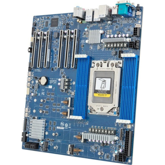 Gigabyte Motherboard - MH53-G40 1x sTR5 AMD Ryzen Threadripper PRO 7000 WRX90 - (9MH53G40MR-000)