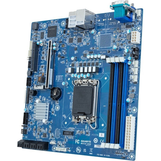Gigabyte Motherboard - MX34-BS0 1x LGA 1700 Intel(R) Xeon(R) E-2400 / 6300 Intel(R) Pentium(R) Gold G7400 / G7400T Intel(R) C262 - (9MX34BS0MR-000)