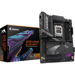 Gigabyte Motherboard - Supports AMD Ryzen 9000 CPUs, 16+2+2 phases VRM, up to 8000MHz DDR5 (OC), 3xPCIe 5.0 + 1xPCIe 4.0, Wi-Fi 7, 2.5GbE LAN, USB 4 - (X870 AORUS ELITE WIFI7)