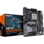 Gigabyte Motherboard - Supports AMD Ryzen 9000 CPUs, 8+2+2 phases VRM, up to 8000MHz DDR5 (OC), 1xPCIe 5.0 + 2xPCIe 4.0, Wi-Fi 6, 2.5GbE LAN, USB 4 - (X870 GAMING WIFI6)