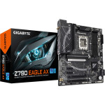Gigabyte Motherboard - Supports Intel Core 14th Gen CPUs, 12+1+1Phases Digital VRM, up to 7600MHz DDR5 (OC), 3xPCIe 4.0 M.2, Wi-Fi 6E, 2.5GbE LAN, USB 3.2 Gen 2 - (Z790 EAGLE AX)
