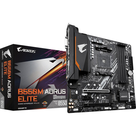 Gigabyte Socket AM4 micro ATX AMD B550 - (B550M AORUS ELITE)