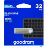GoodRam 32GB USB 2.0 USB flash drive USB Type-A Black,Silver - (UUN2-0320S0R11)