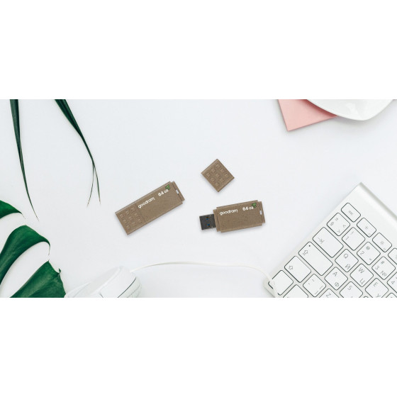 GoodRam FLASHDRIVE 64 GB ECO FRIENDLY USB 3.0 RE - (UME3-0640EFR11)