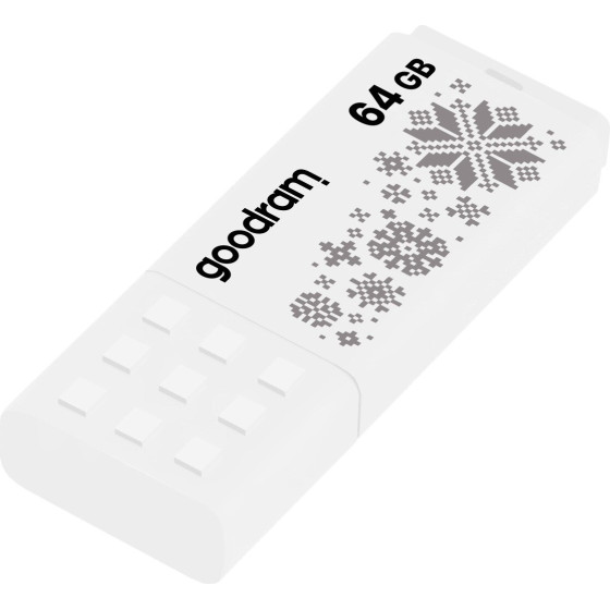 GoodRam FLASHDRIVE 64GB UME2-WINTER WHITE USB 2.0 - (UME2-0640W0R11-WI)
