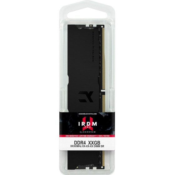 GoodRam IRDM DEEP BLACK memory module 64 GB 2 x 32 GB DDR4 - (IRP-K3600D4V64L18/64GDC)