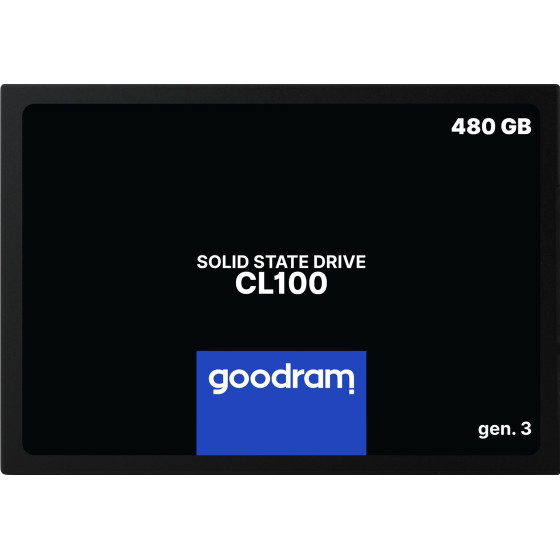 GoodRam SSD CL100 Gen. 3 480GB Sata III 2,5 Retail - (SSDPR-CL100-480-G3)