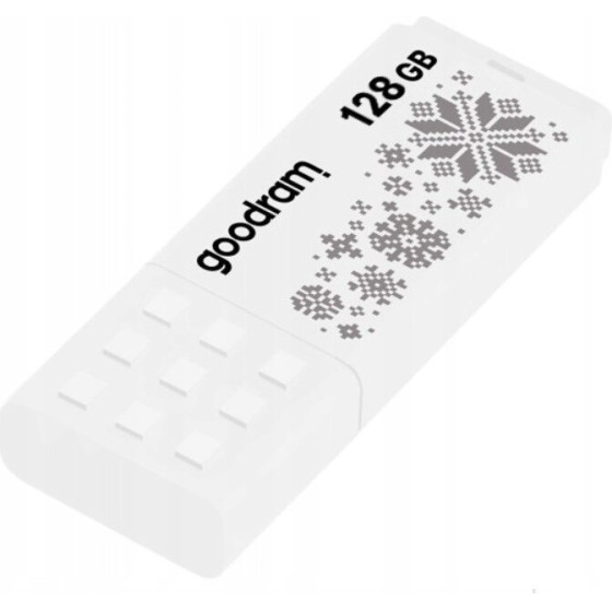 GoodRam UME2 Winter USB flash drive 128 GB USB Type-A 2.0 White - (UME2-1280W0R11-WI)