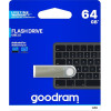 GoodRam UUN2 USB 2.0 USB flash drive 64 GB USB Type-A Silver - (UUN2-0640S0R11)