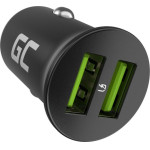 Green Cell Car Charger GC PowerRide Nano36 36W 6A 2x USB-A - (CADM-GC-36AA)