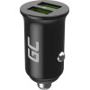 Green Cell Car Charger GC PowerRide Nano36 36W 6A 2x USB-A - (CADM-GC-36AA)