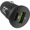 Green Cell GC PowerRide Nano38 38W 6A 1x USB-C 1x USB-A car charger - (CADM-GC-38AC)