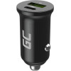 Green Cell GC PowerRide Nano38 38W 6A 1x USB-C 1x USB-A car charger - (CADM-GC-38AC)
