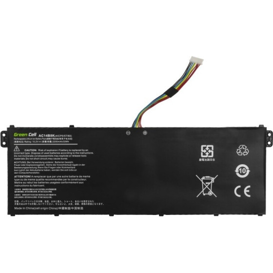 Green Cell laptop spare part Battery - (AC72)