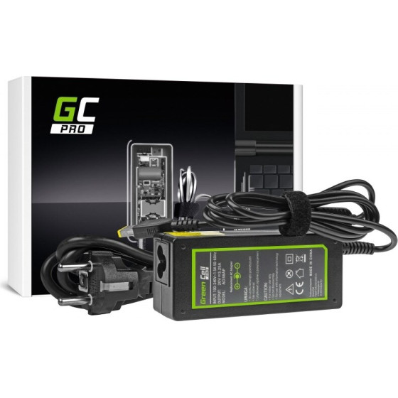 Green Cell power adapter/inverter Indoor 65 W Black - (AD38AP)