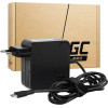 Green Cell power adapter/inverter Universal 65 W Black - (AD134PV2)