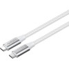 HAVIT - USB Type C to USB Type C cable, 1 m (white/grey) - (CB6290)