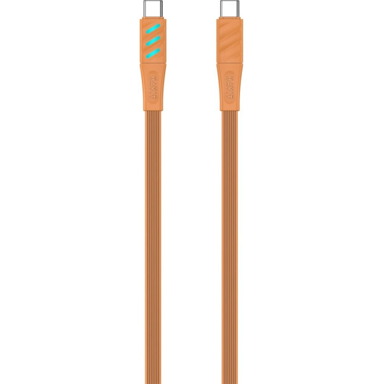 HAVIT - USB Type C to USB Type C charging cable, 1 m (orange) - (CB6254)