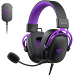 HAVIT H2002C+U - gaming headphones (black and purple) - (H2002C+Ubp)