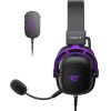HAVIT H2002C+U - gaming headphones (black and purple) - (H2002C+Ubp)