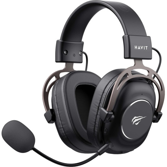 HAVIT H2002YG - 2.4G gaming headphones (black and ochre) - (H2002YGbo)