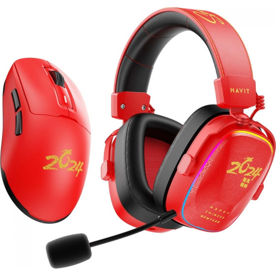 HAVIT H2039BG (Limited Edition) Happy Chinese New Year - Gaming headphones - (H2039BG(Limited Edition))