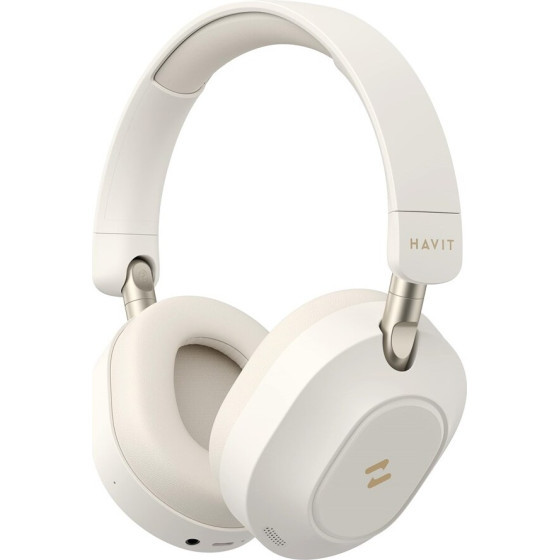 HAVIT H668BT - BT cordless headphones, beige - (H668BT beige)