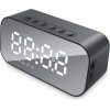 HAVIT - Bluetooth Speaker Alarm Clock Radio, black - (M3)