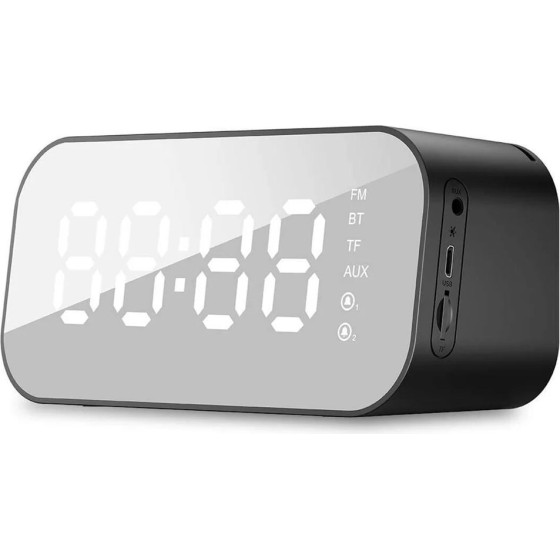 HAVIT - Bluetooth Speaker Alarm Clock Radio, black - (M3)
