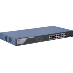 Hikvision network switch Managed Fast Ethernet (10/100) Power over Ethernet (PoE) 1U Blue - (DS-3E1318P-EI)
