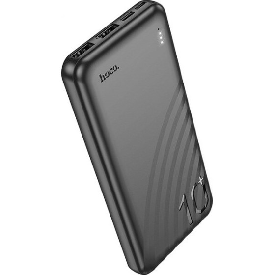 HOCO J123 Powerbank 10 000 mAh Black - (J123 black)