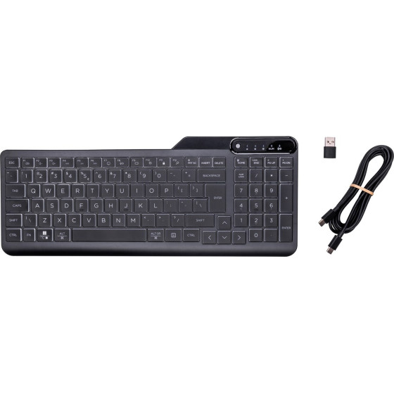HP 400 Backlit Wired Keyboard - (7N7C0AA#ABB)