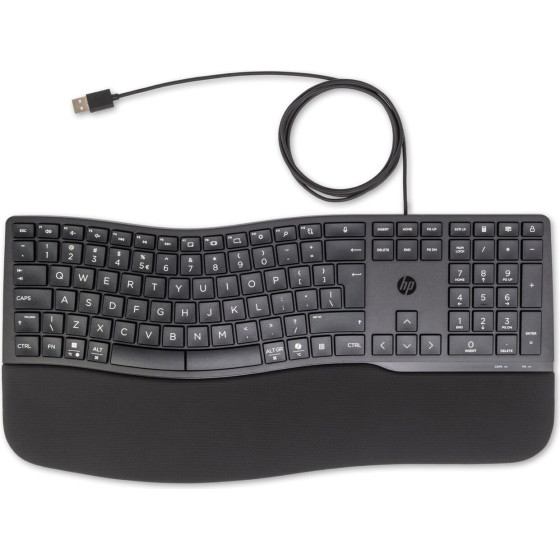 HP 480 Comfort Wired Keyboard - (8T6M1AA#ABB)